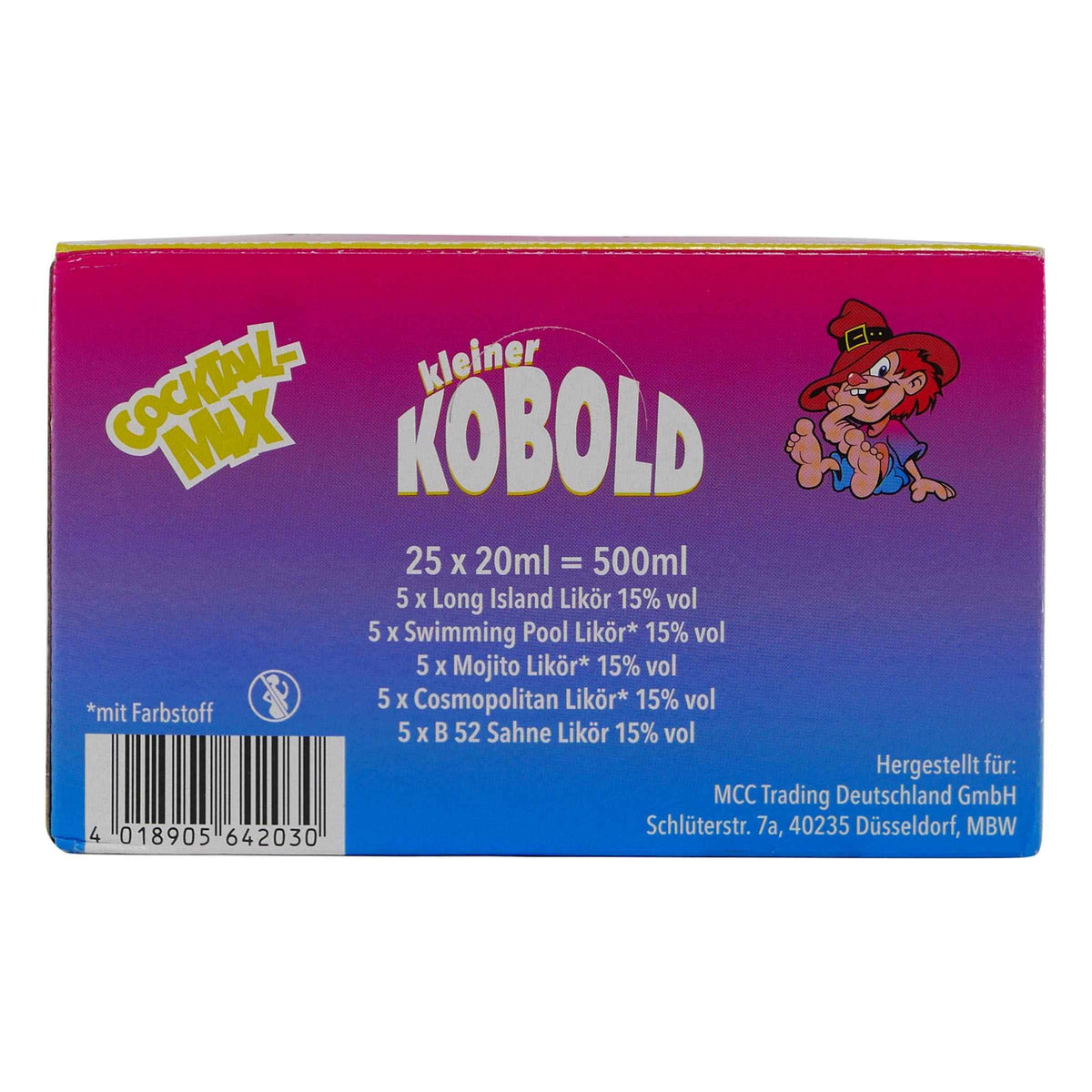 Kleiner Kobold Cocktail-Mix Likör (25 x 0,02L)
