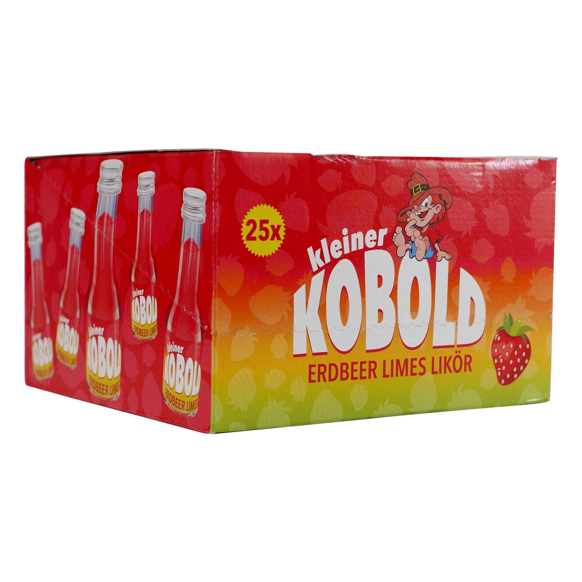Kleiner Kobold Erdbeer-Limes Likör (25 x 0,02L)