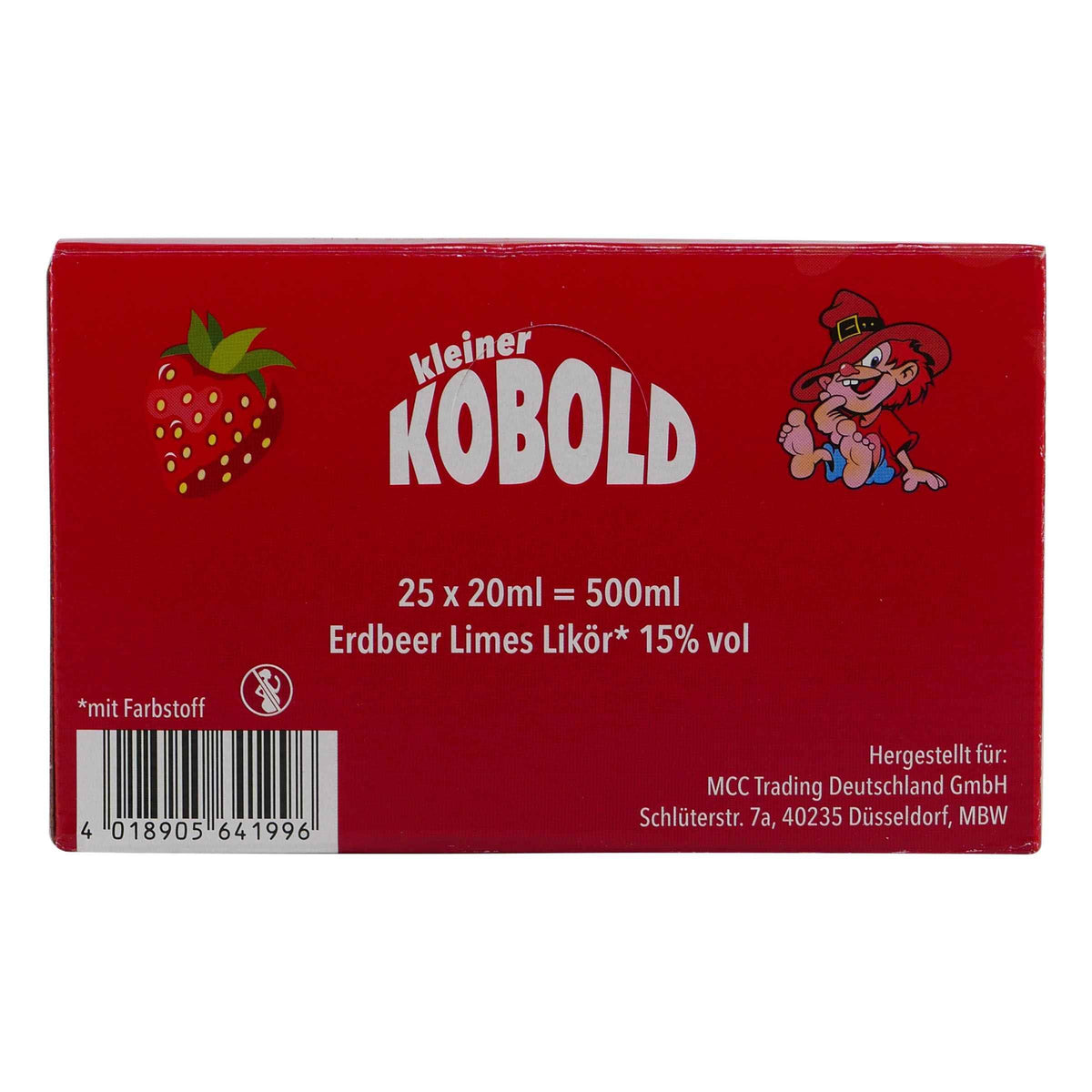 Kleiner Kobold Erdbeer-Limes Likör (25 x 0,02L)