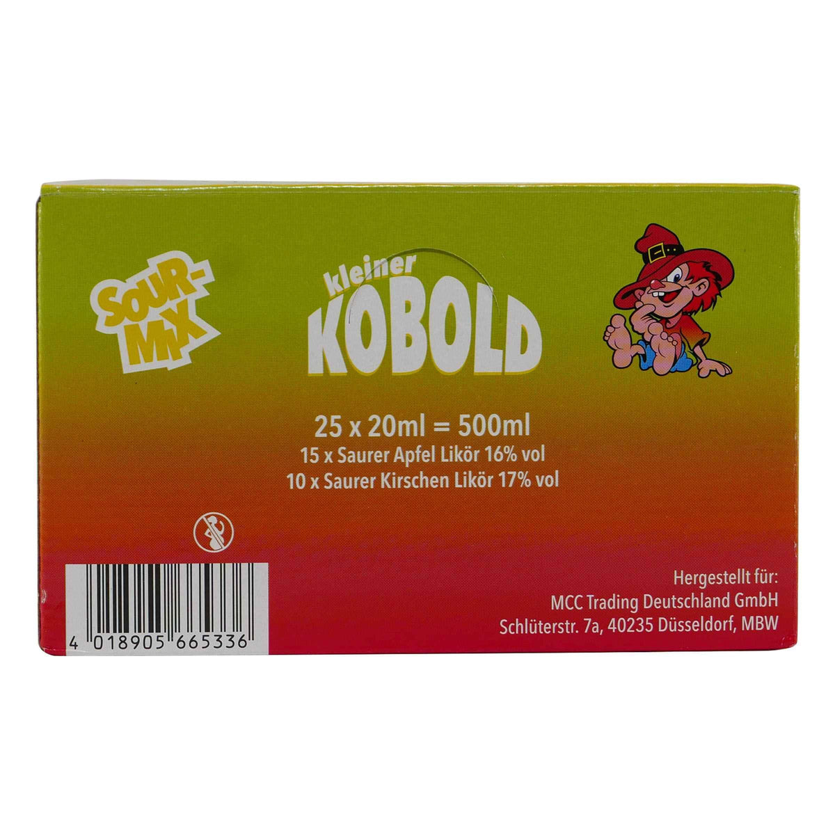 Kleiner Kobold Sour-Mix Likör (25 x 0,02L)