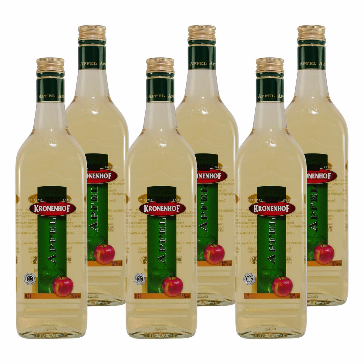 Kronenhof Apfel Likör (6 x 0,7L)