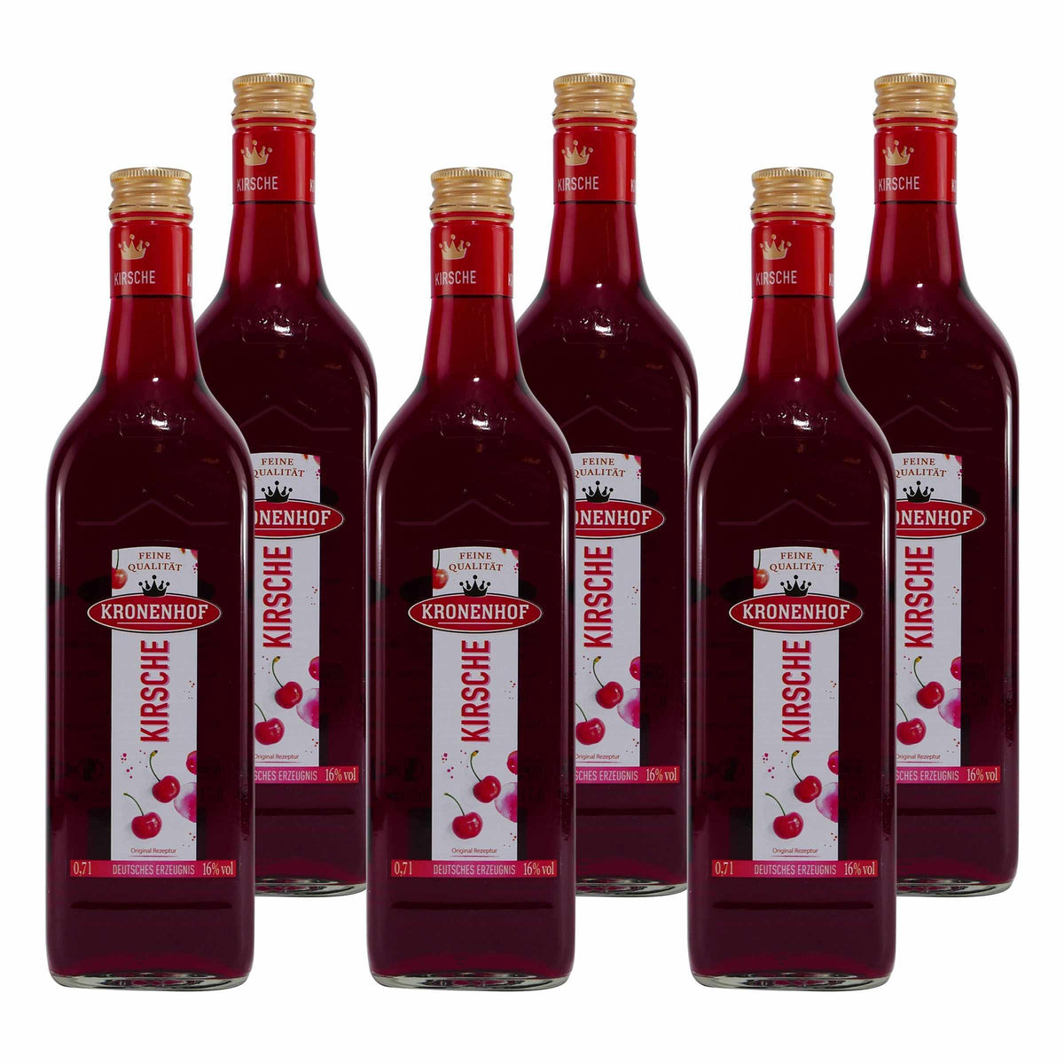 Kronenhof Kirsch Likör (6 x 0,7L)