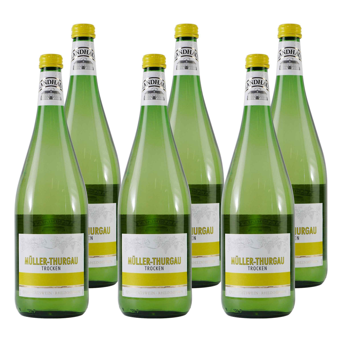 Landhaus Müller-Thurgau QbA -trocken- (6 x 1,0L)