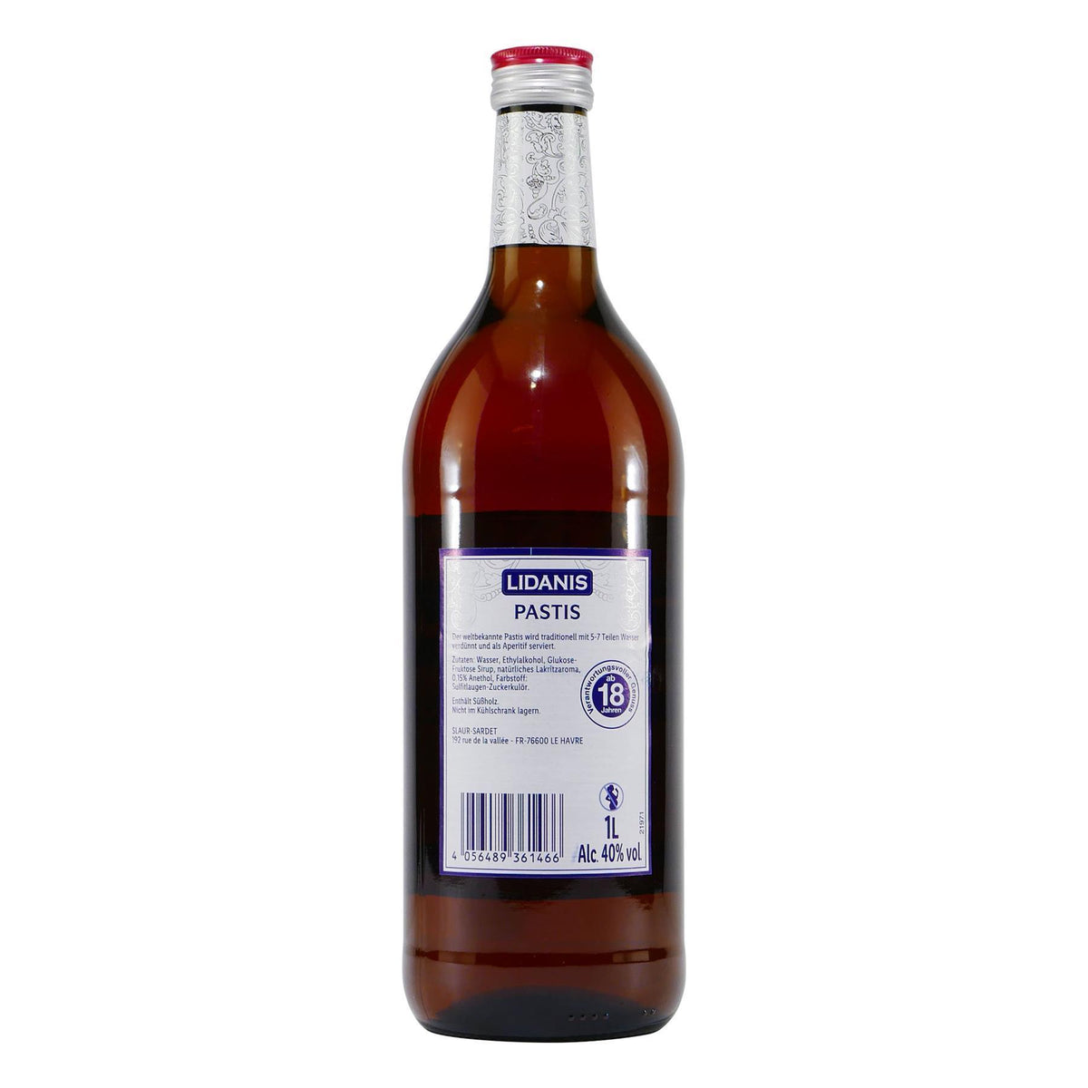 Lidanis Pastis Anisé 40 mit Geschenk-Holzkiste