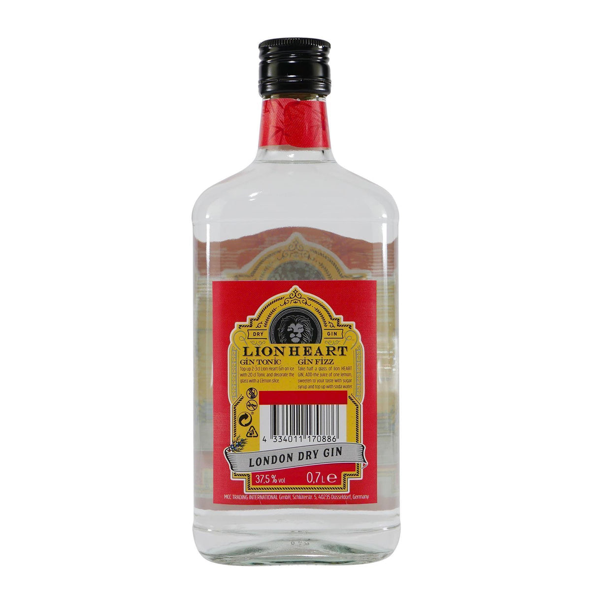 Lion Heart London Dry Gin (6 x 0,7L)