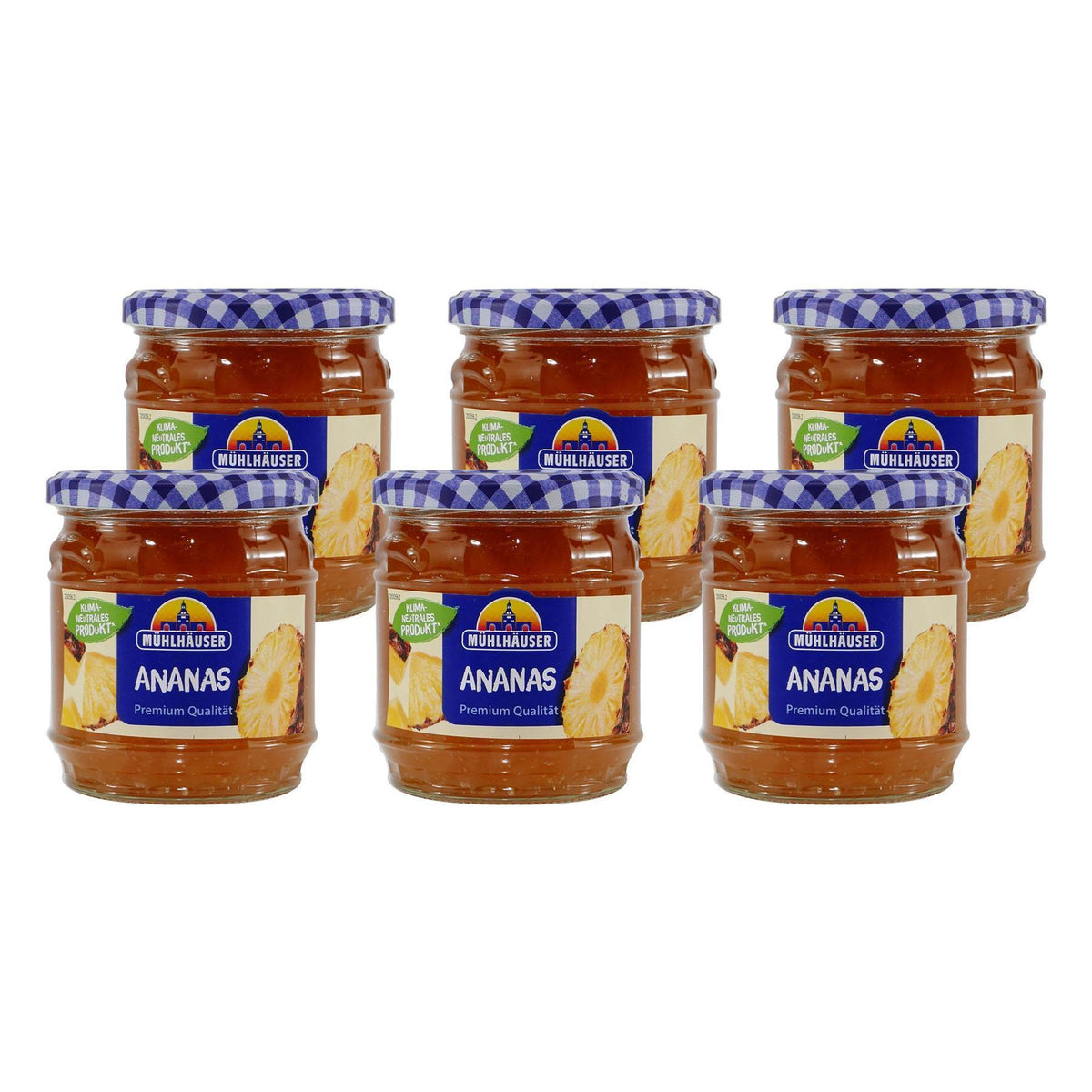 Mühlhäuser Ananas Konfitüre (8 x 0,45 Kg)