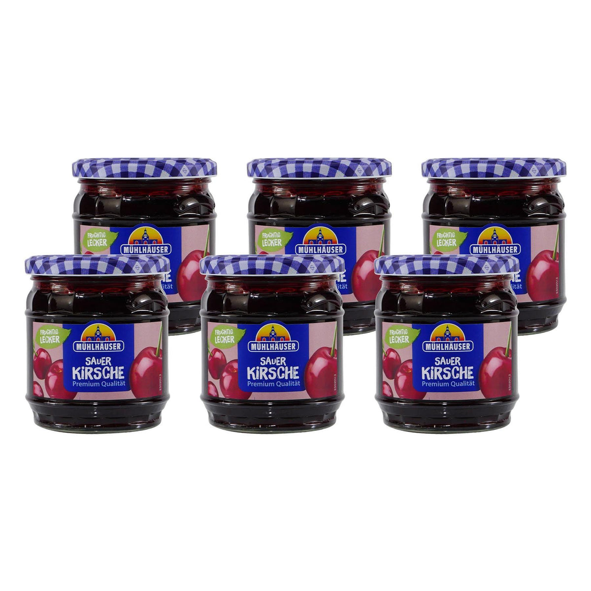 Mühlhäuser Sauerkirsch Konfitüre (8 x 450g)