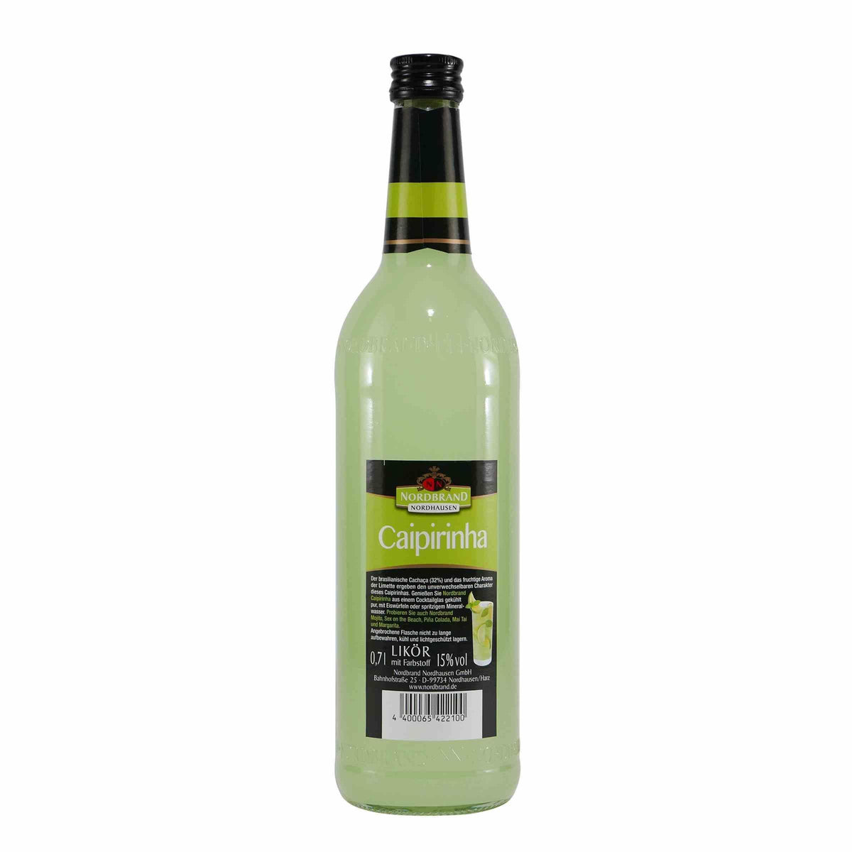 Nordbrand Caipirinha Likör mit Geschenk-Holzkiste