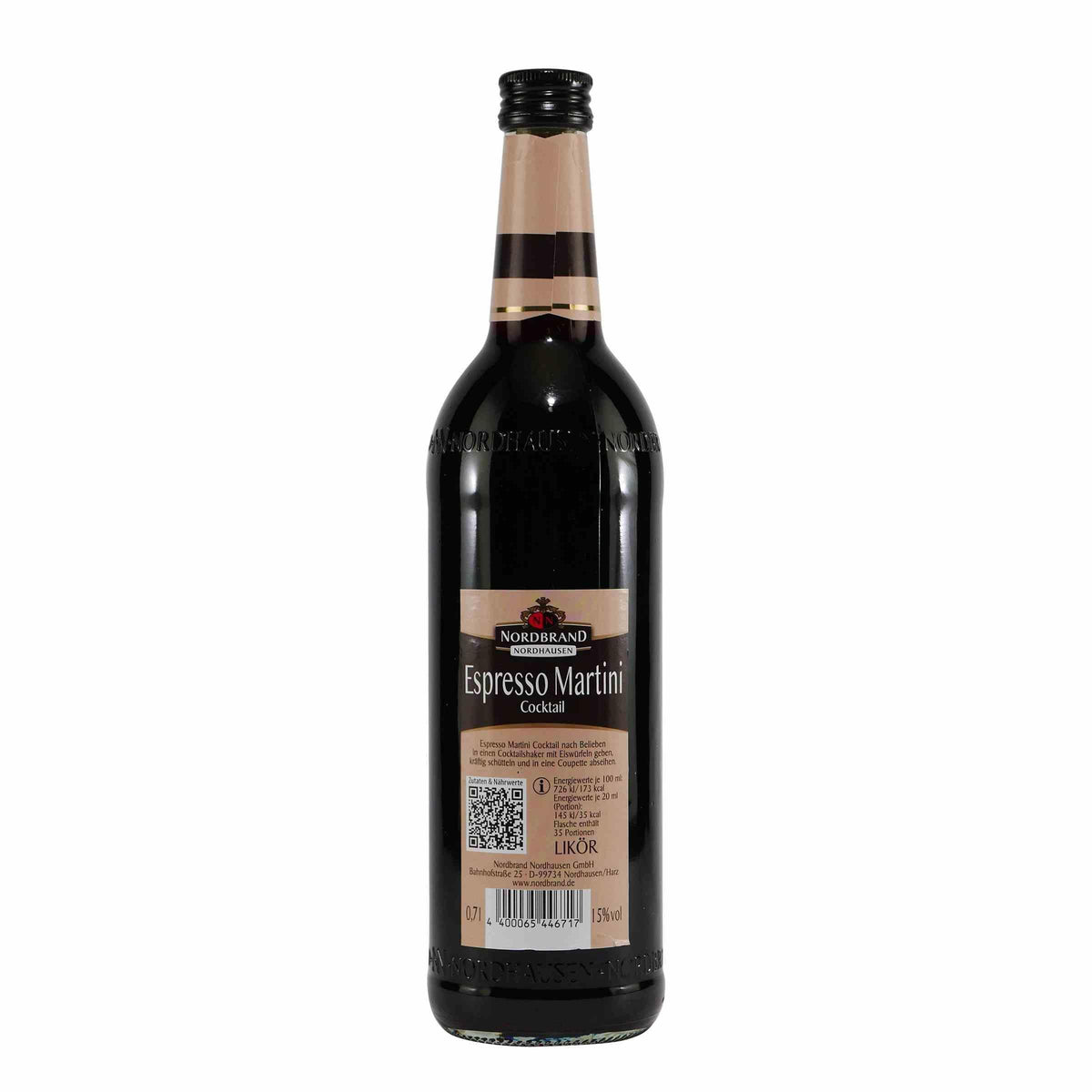 Nordbrand Espresso Martini Likör mit Geschenk-Holzkiste