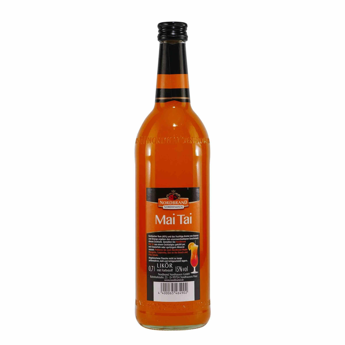 Nordbrand Mai Tai Likör mit Geschenk-Holzkiste