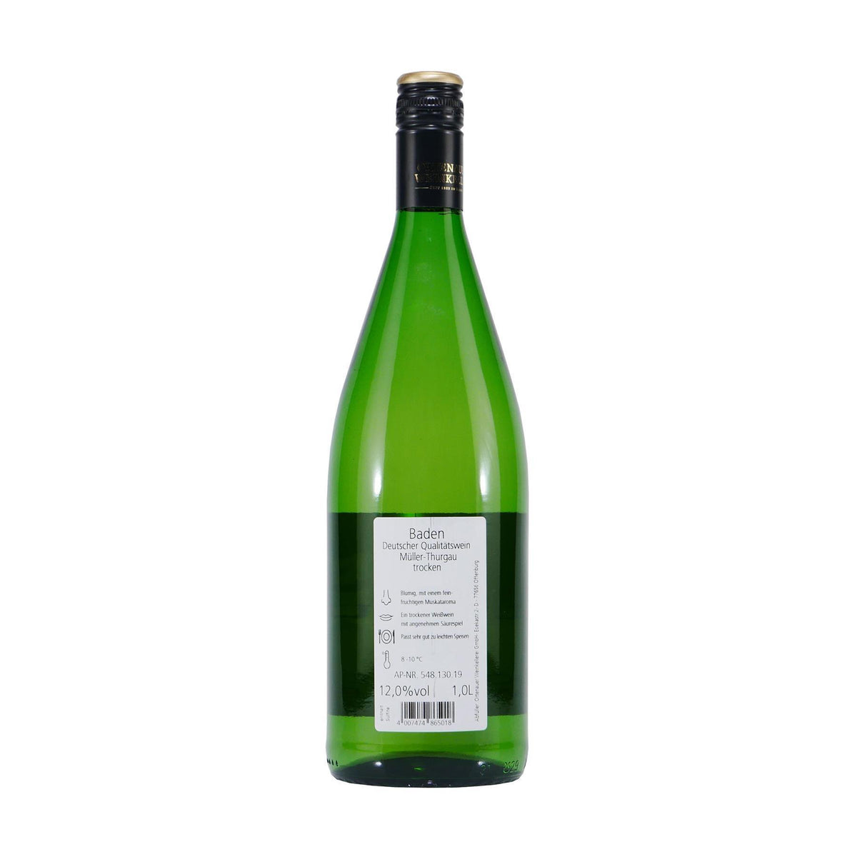 Müller-Thurgau Weißwein Baden -trocken- (6 x 1,0L)