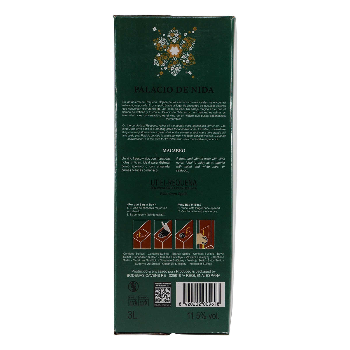 Palacio de Nida Macabeo -trocken- 3,0L BIB
