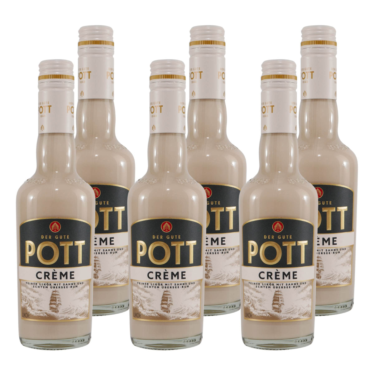 Pott Créme Likör (6 x 0,35L)