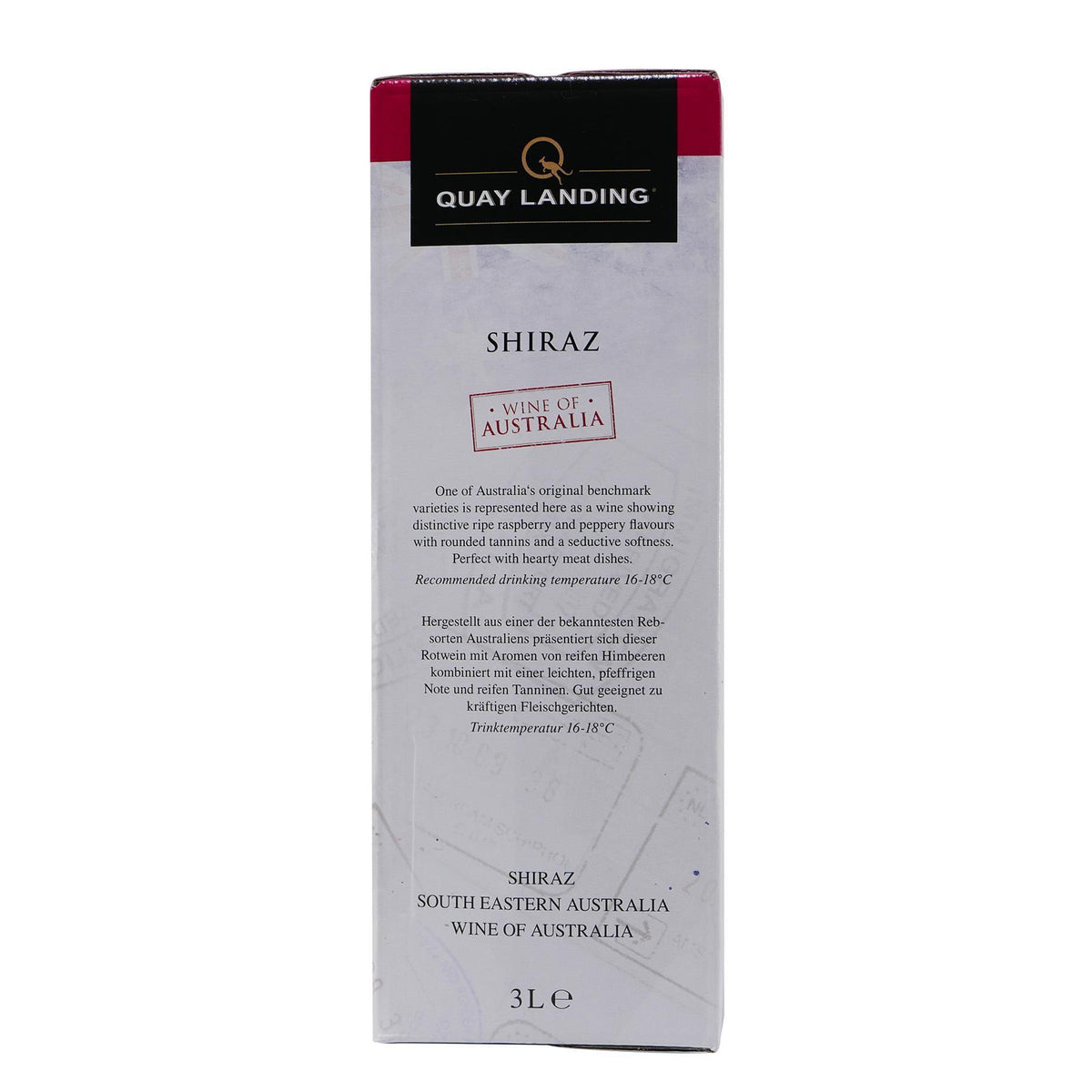 Quay Landing Shiraz -trocken- 3,0L BIB