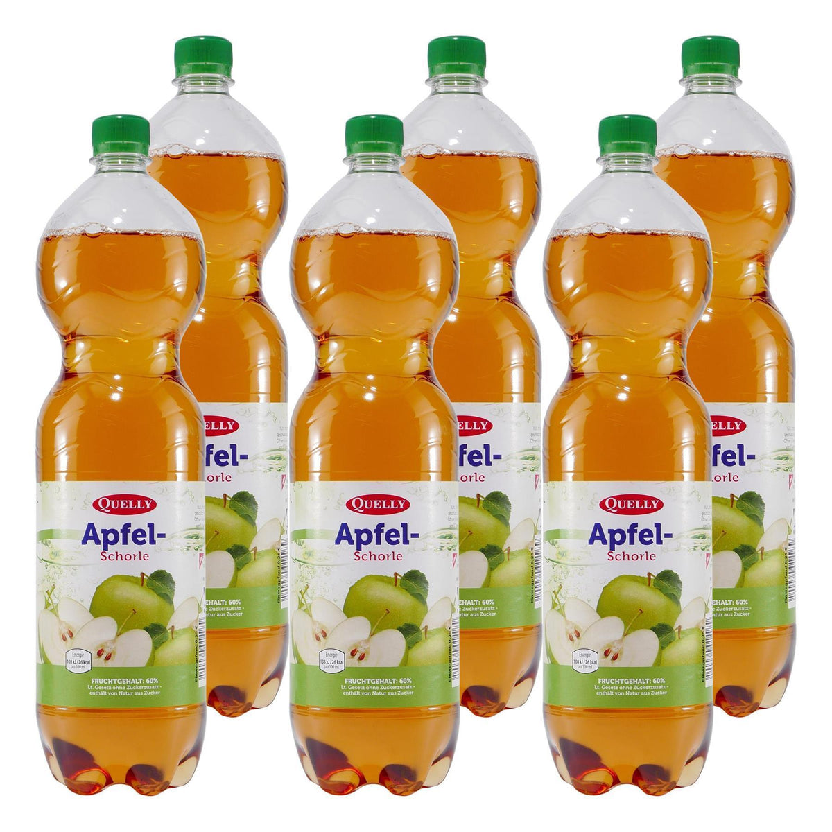 Quelly Apfel-Schorle (6 x 1,5L) EINWEG