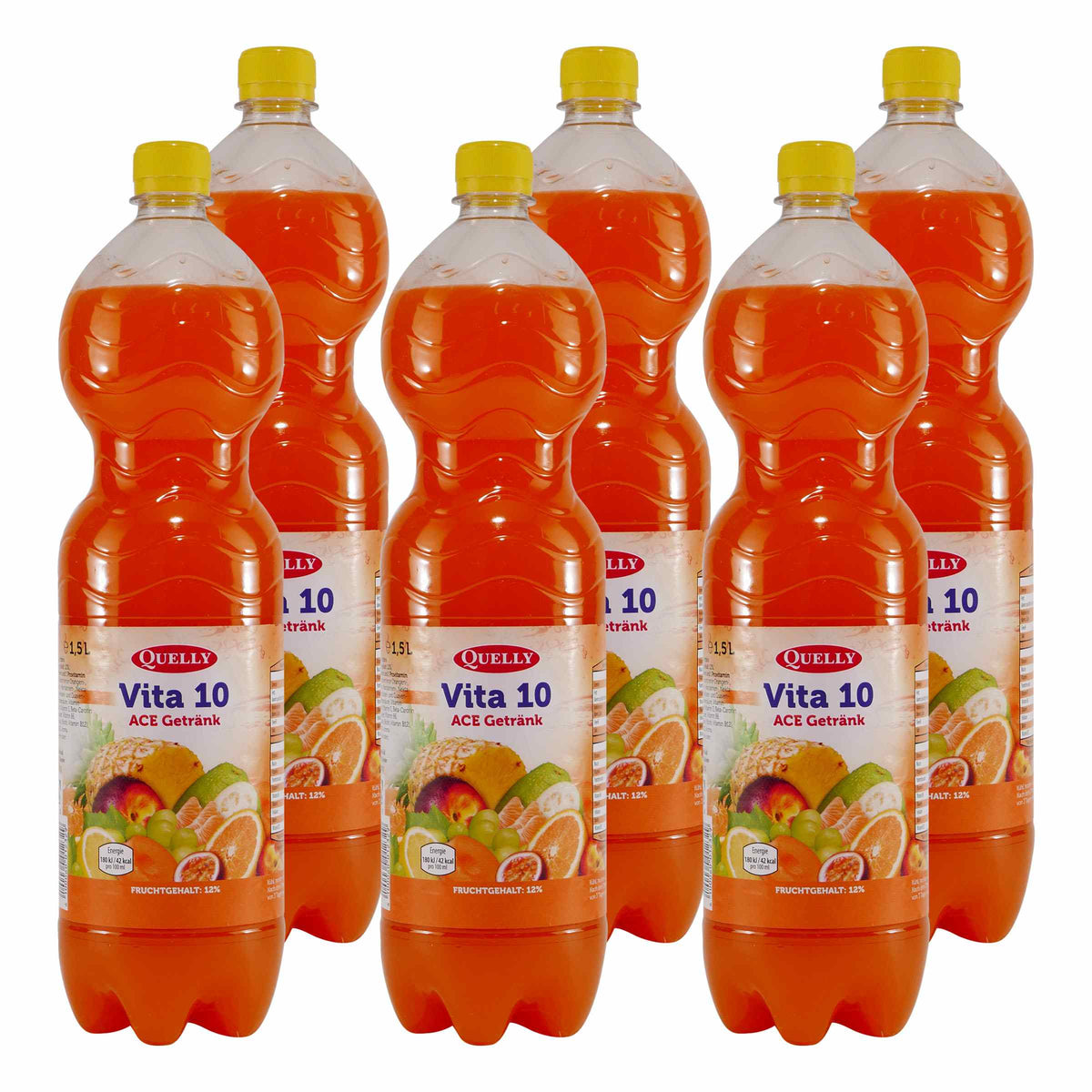 Quelly Vita 10 ACE-Getränk (6 x 1,5L) EINWEG