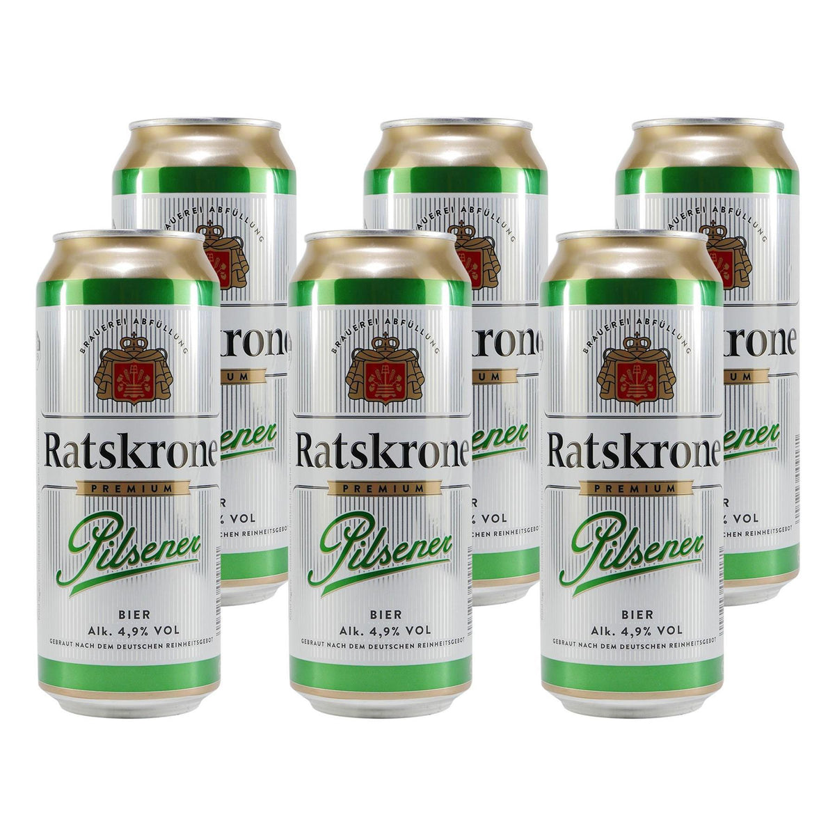 Ratskrone Pilsener (24 x 0,5L) EINWEG