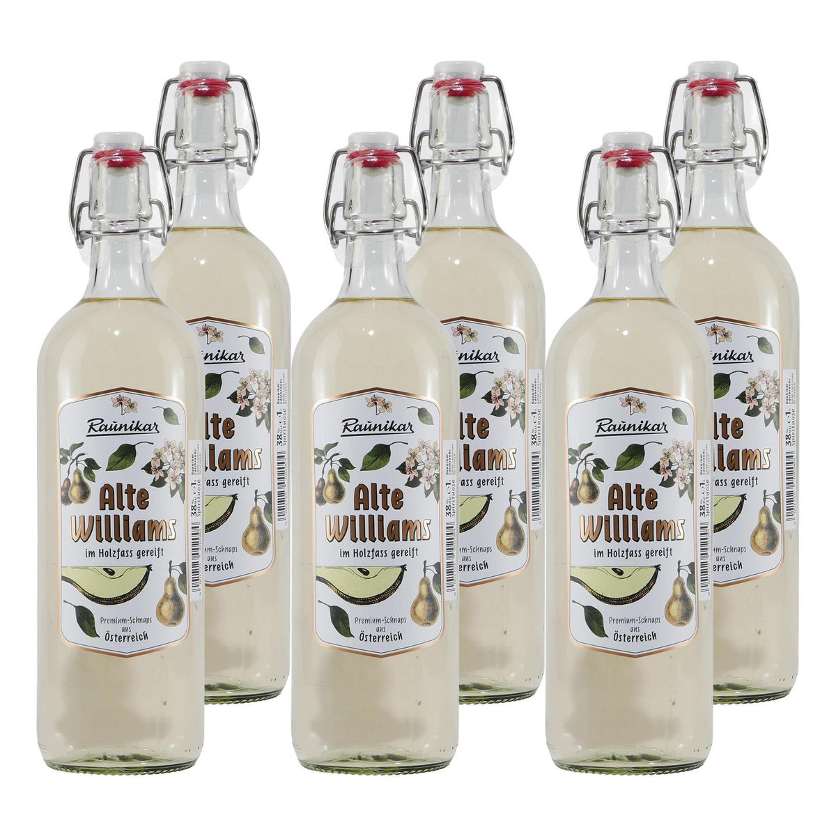 Raunikar Alte Williams Obstbrand (6 x 1,0L)