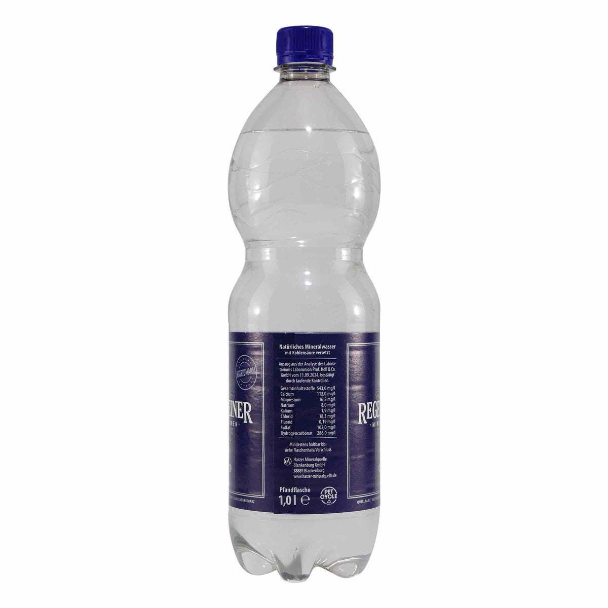 Regensteiner Mineralwasser -Spritzig- (12 x 1,0L) EINWEG