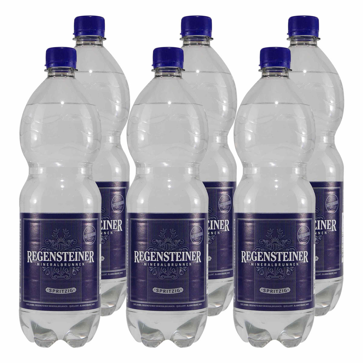 Regensteiner Mineralwasser -Spritzig- (12 x 1,0L) EINWEG