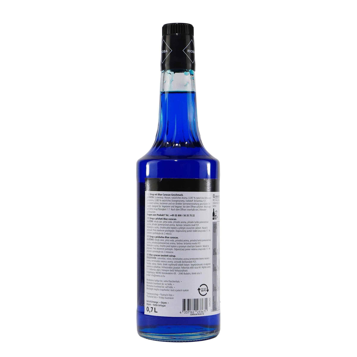 Rioba Blue Curacao Bar-Syrup-Getränkesirup