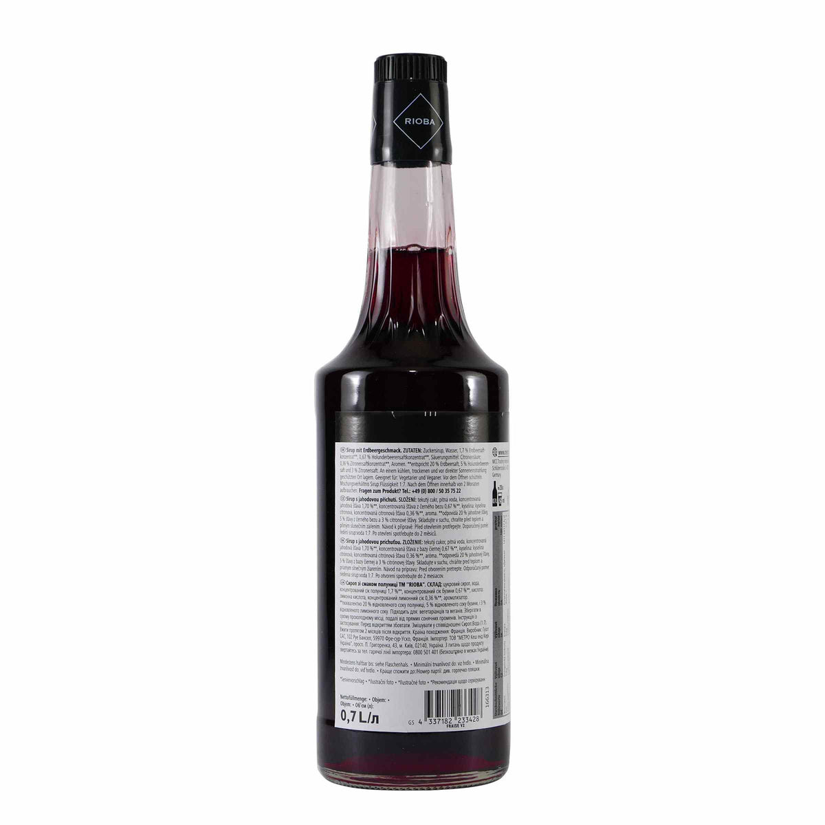 Rioba Strawberry (Erdbeer) Syrup