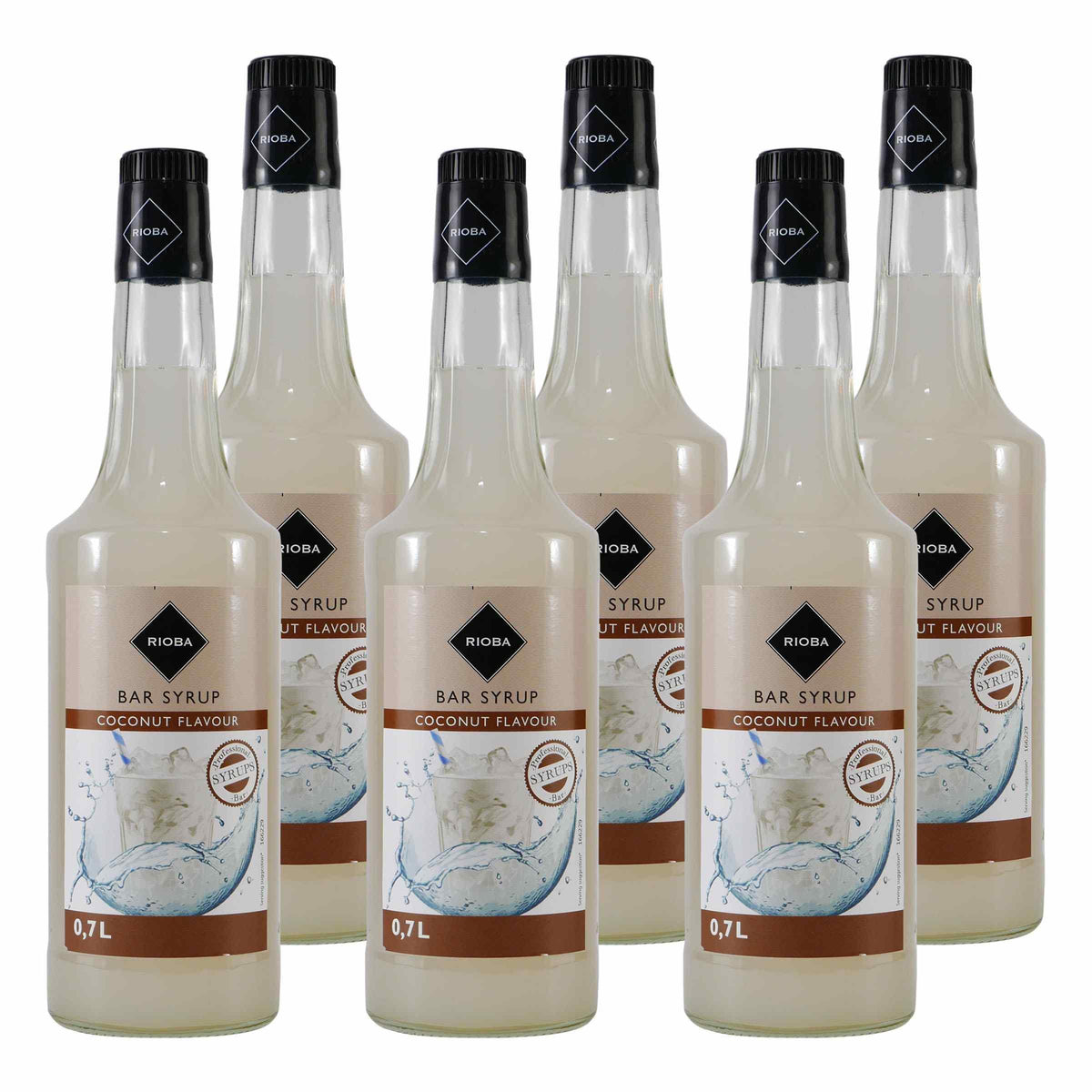 Rioba Coconut (Kokosnuss) Syrup (6 x 0,7L)