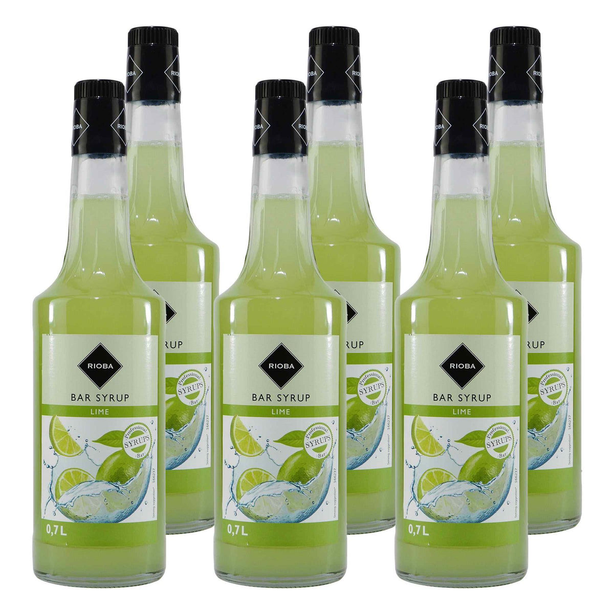 Rioba Lime (Limette) Syrup (6 x 0,7L)