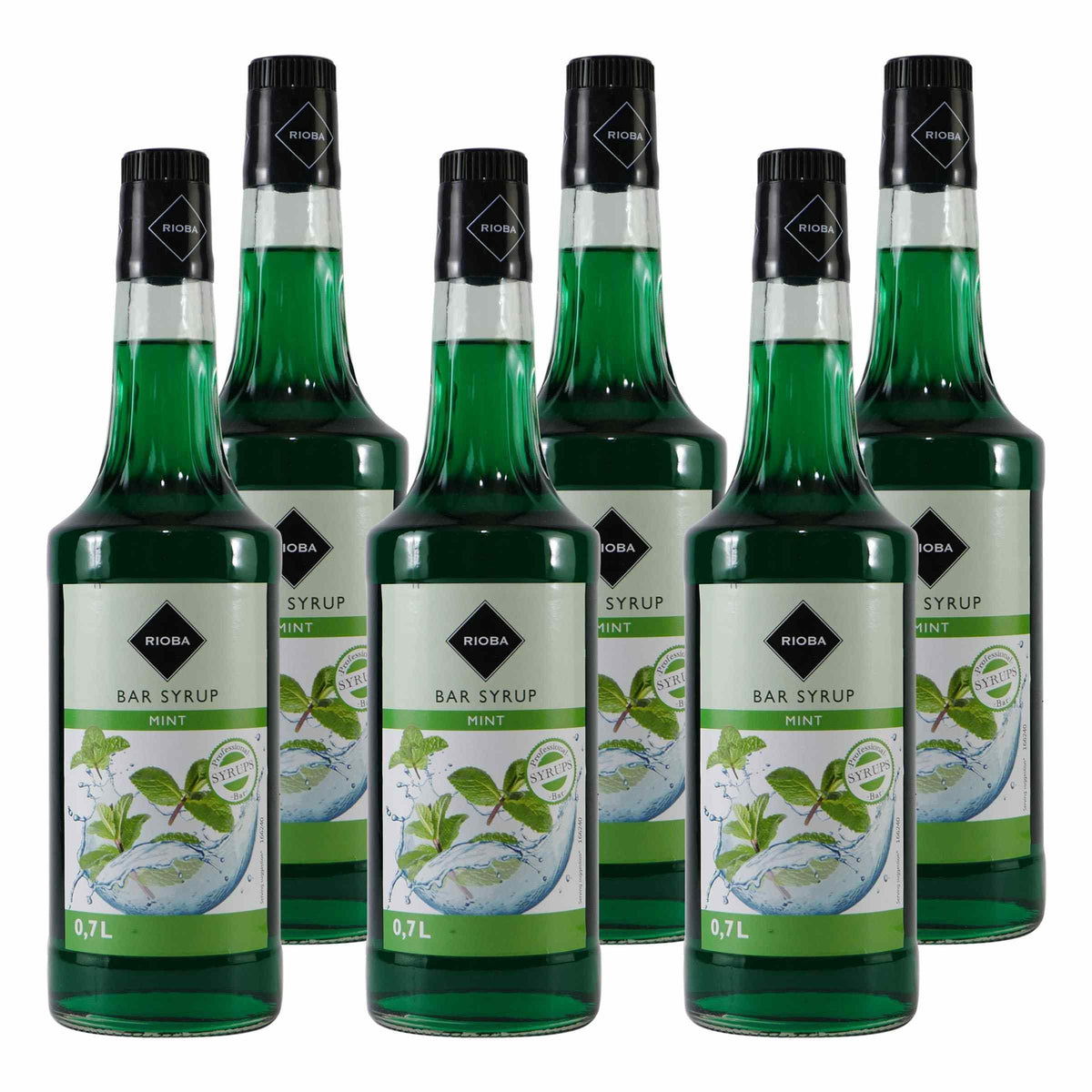 Rioba Mint (Minze) Syrup (6 x 0,7L)