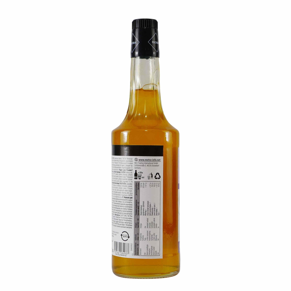 Rioba Passion Fruit (Maracuja) Syrup (6 x 0,7L)