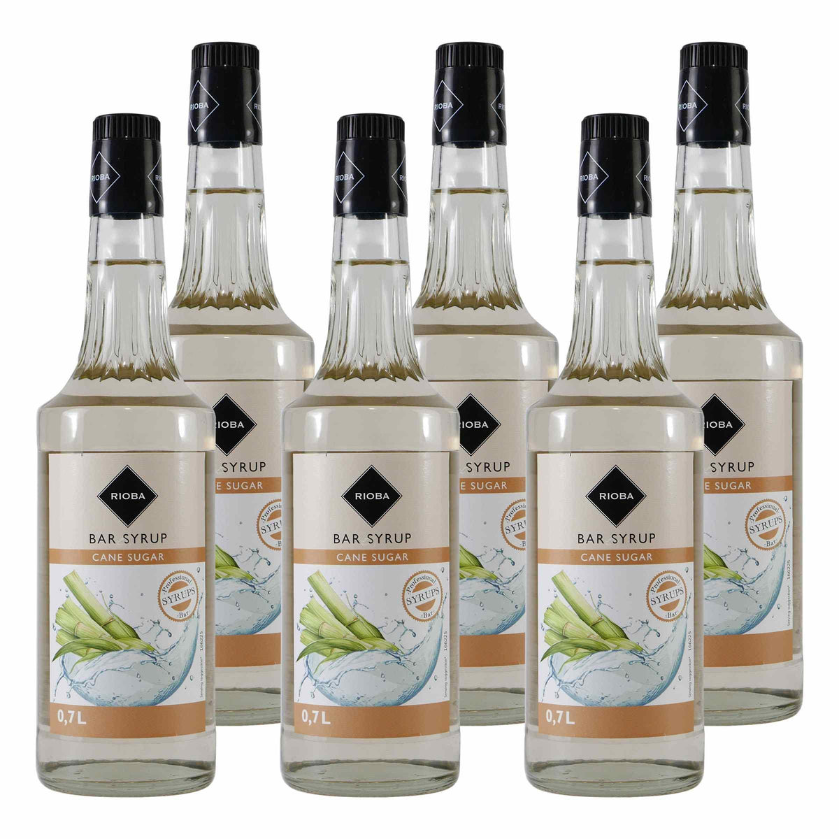 Rioba Cane Sugar (Rohrzucker) Syrup (6 x 0,7L)