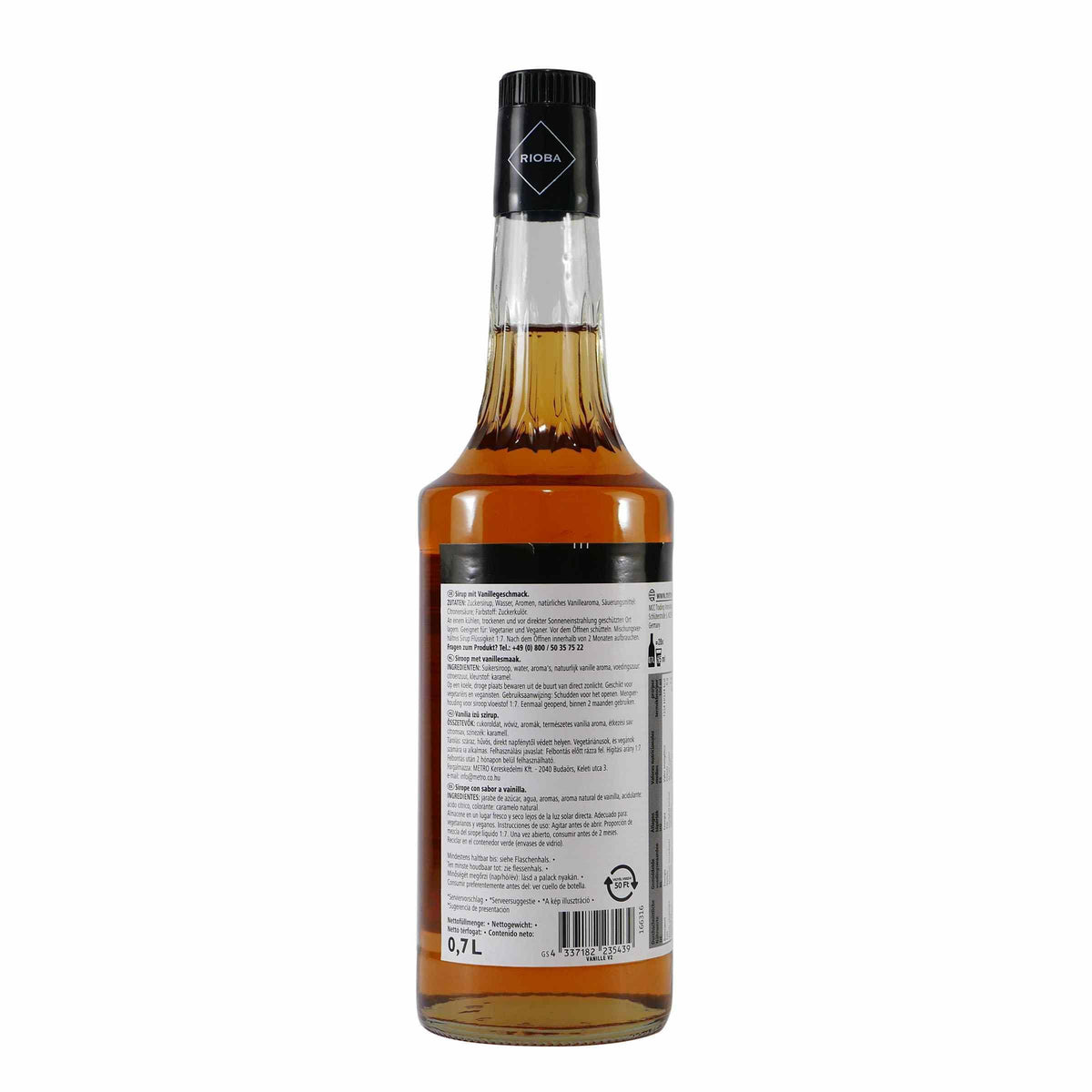 Rioba Vanilla (Vanille) Syrup
