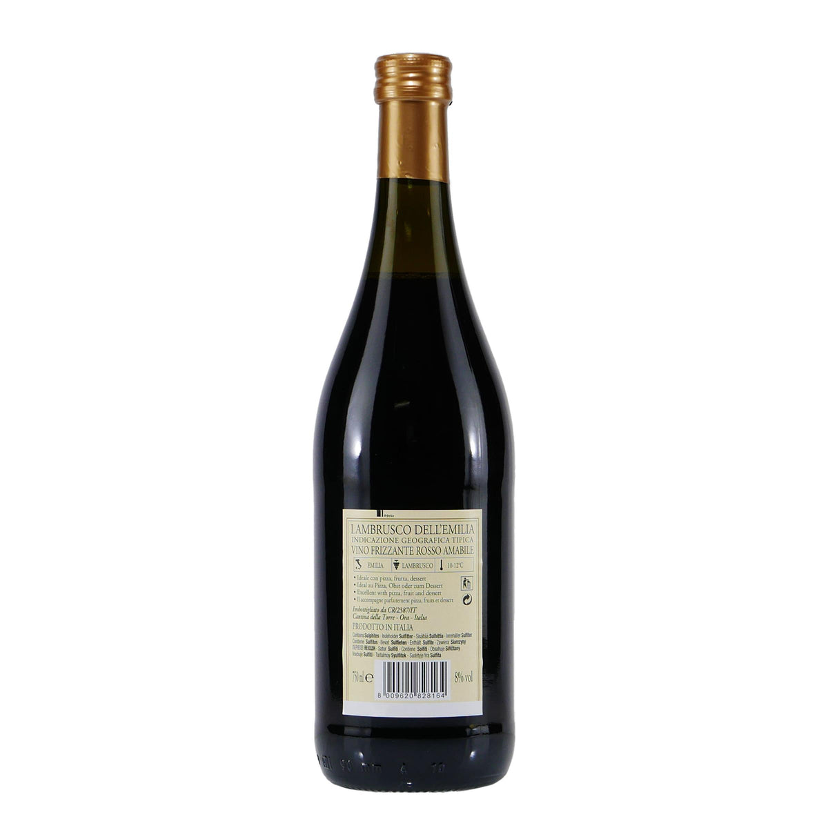Gina Lambrusco Rosso Amabile -lieblich- (6 x 0,75L)