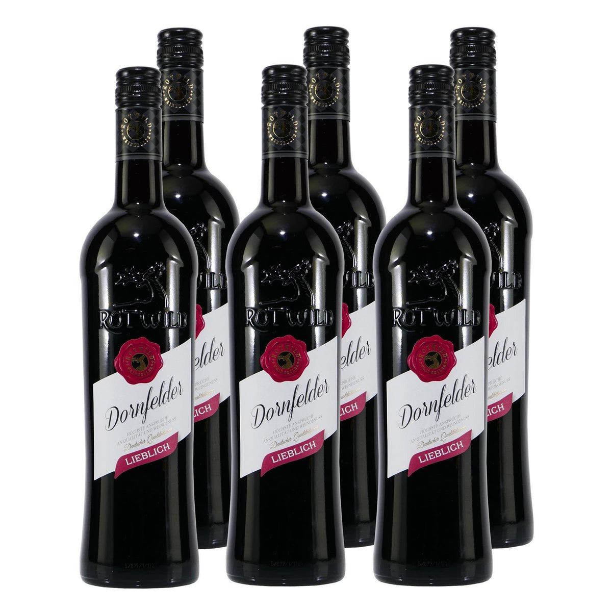 Rotwild Dornfelder QbA -lieblich- (6 x 0,75L)