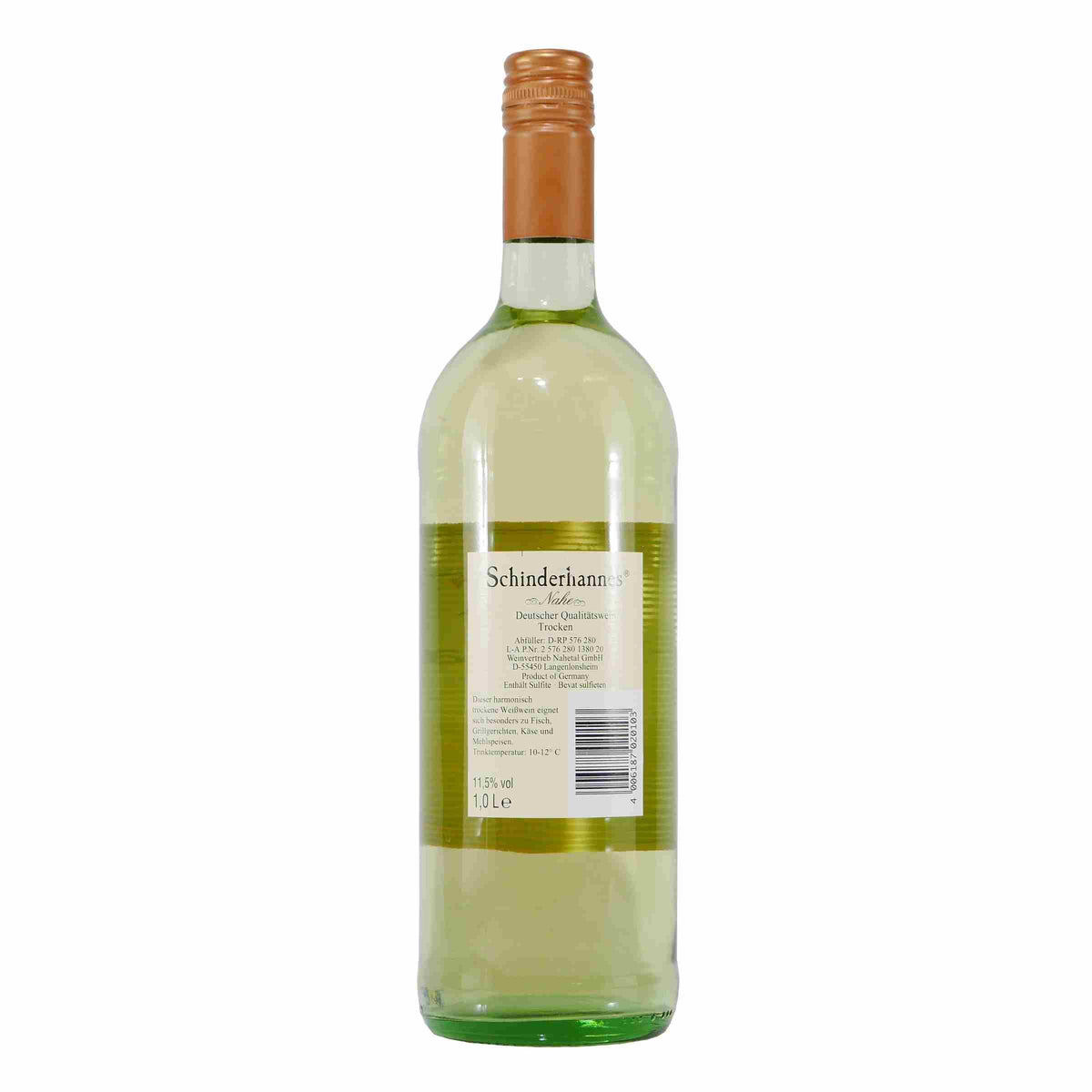 Schinderhannes Weißwein QbA -trocken- (6 x 1,0L)