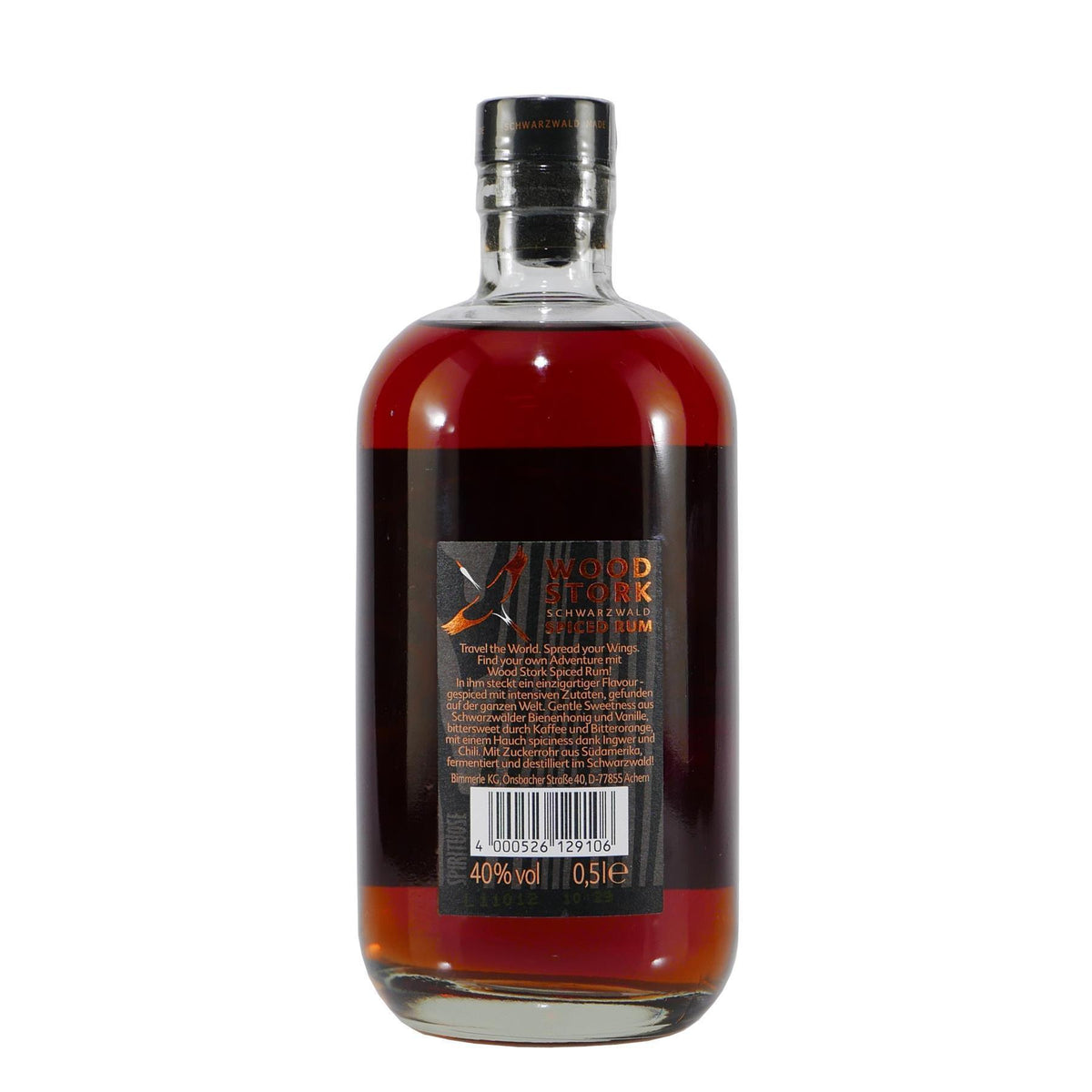 Wood Stork Spiced Rum mit HK