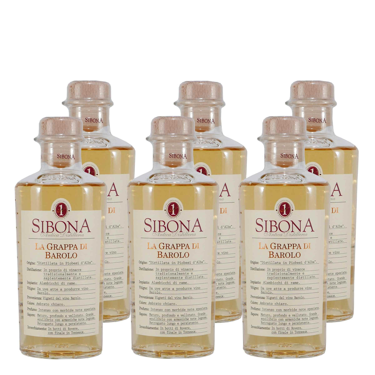 Sibona La Grappa di Barolo (6 x 0,5L)