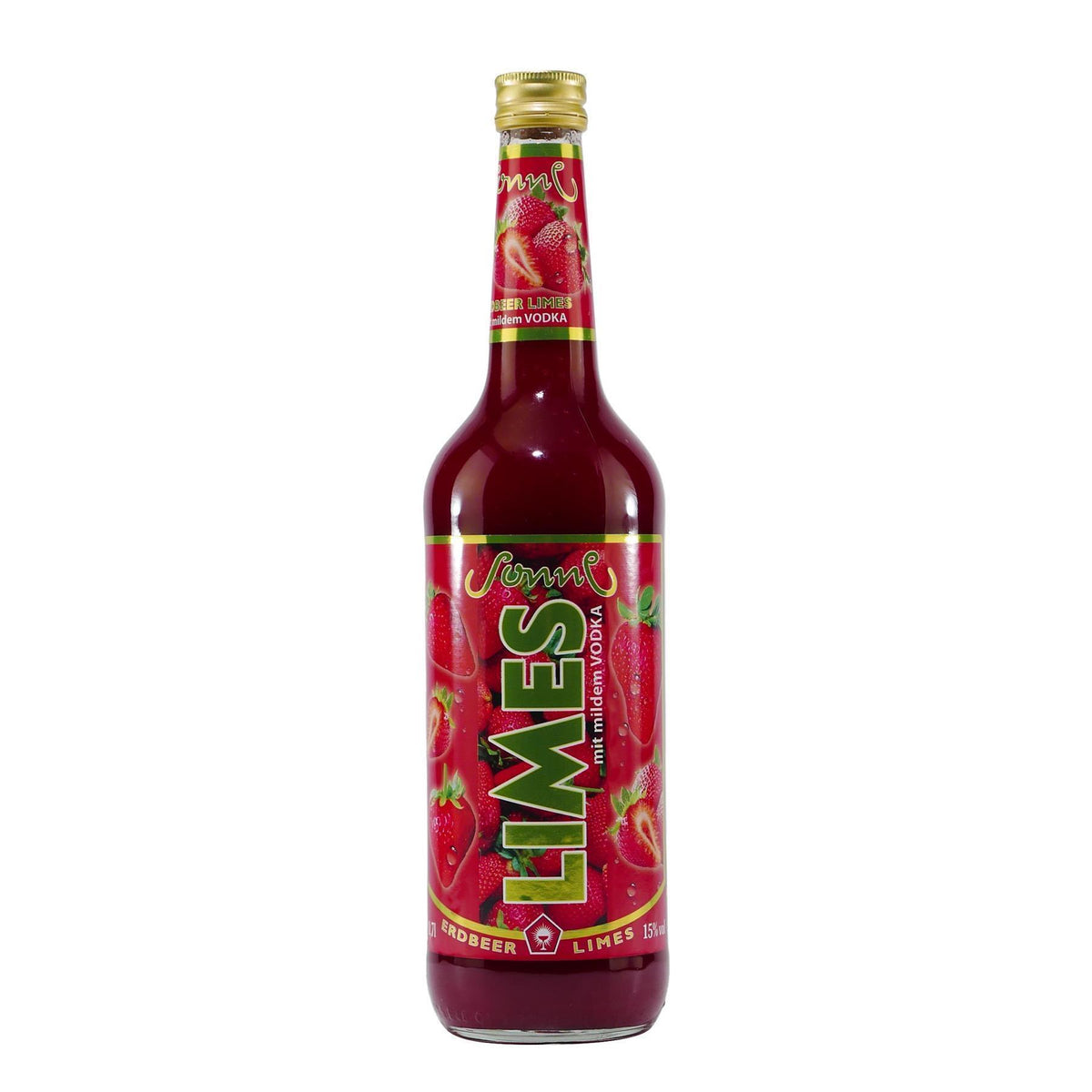 Sonne Erdbeer-Limes Likör