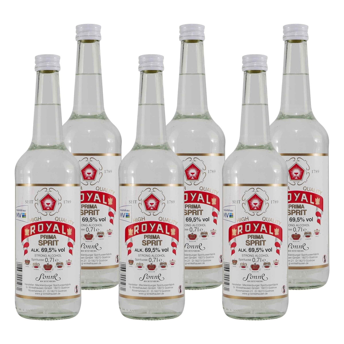 Royal Prima Sprit Spirituose (6 x 0,7L)