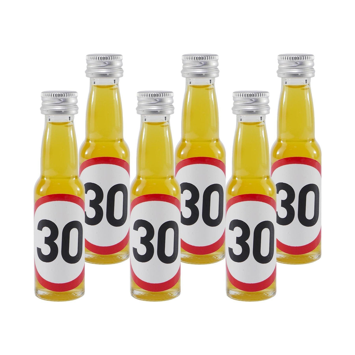 Spaßflasche Maracuja-Likör "30 Jahre" (12 x 0,02L)