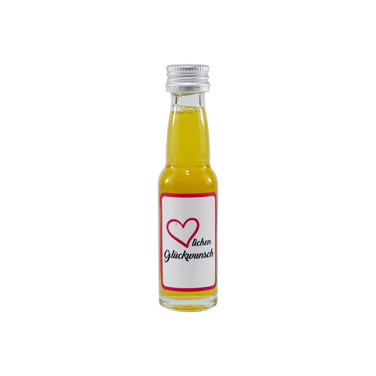 Spaßflasche Maracuja-Likör "Herzlichen Glückwunsch Eckig" (12 x 0,02L)