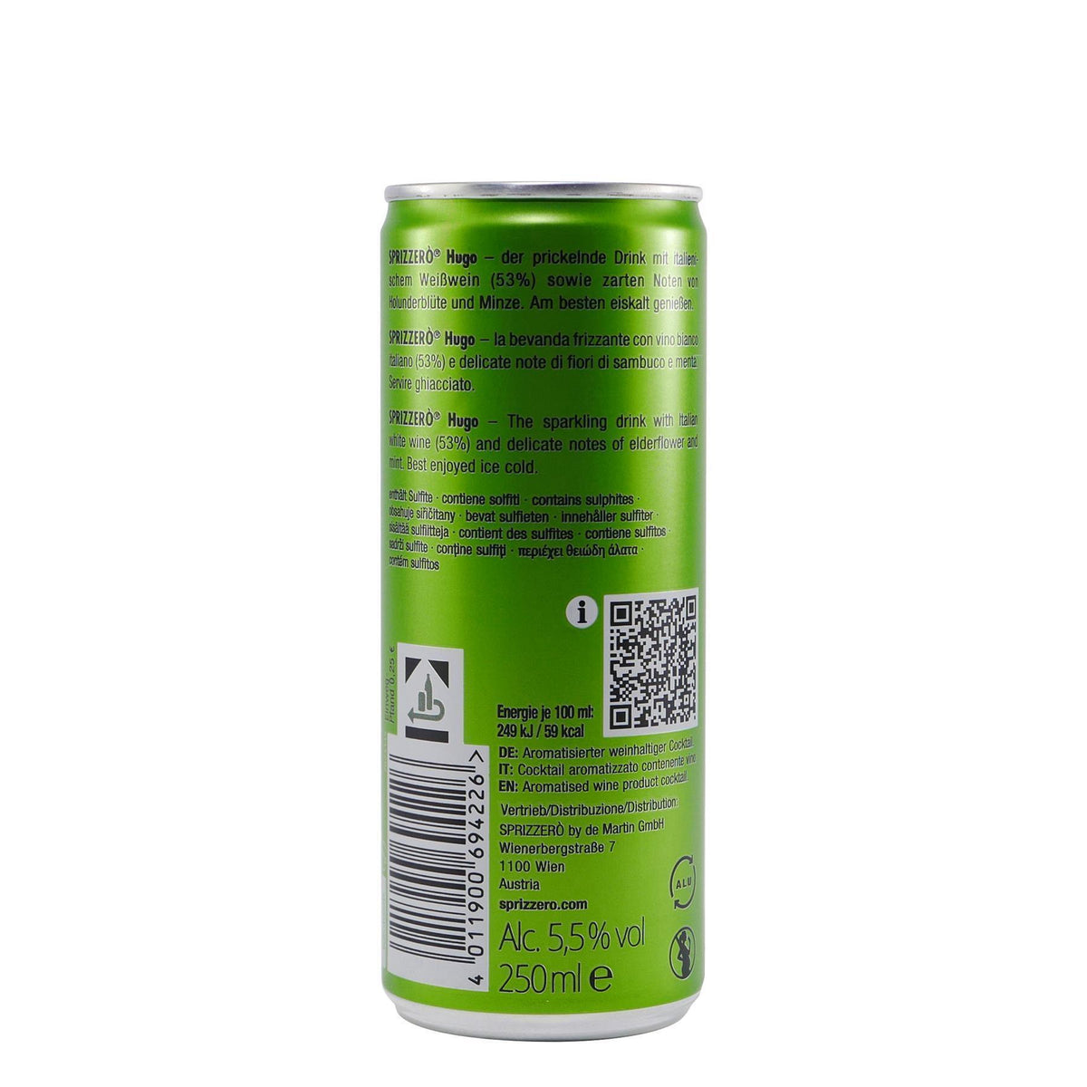 Sprizzero Sprizz Hugo (12 x 0,25L) EINWEG