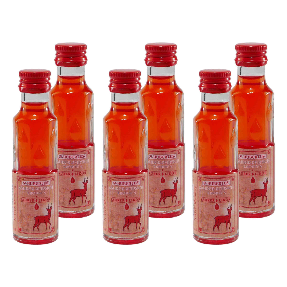 St. Hubertus Saurer Pfirsich-Tropfen (24 x 0,02L)