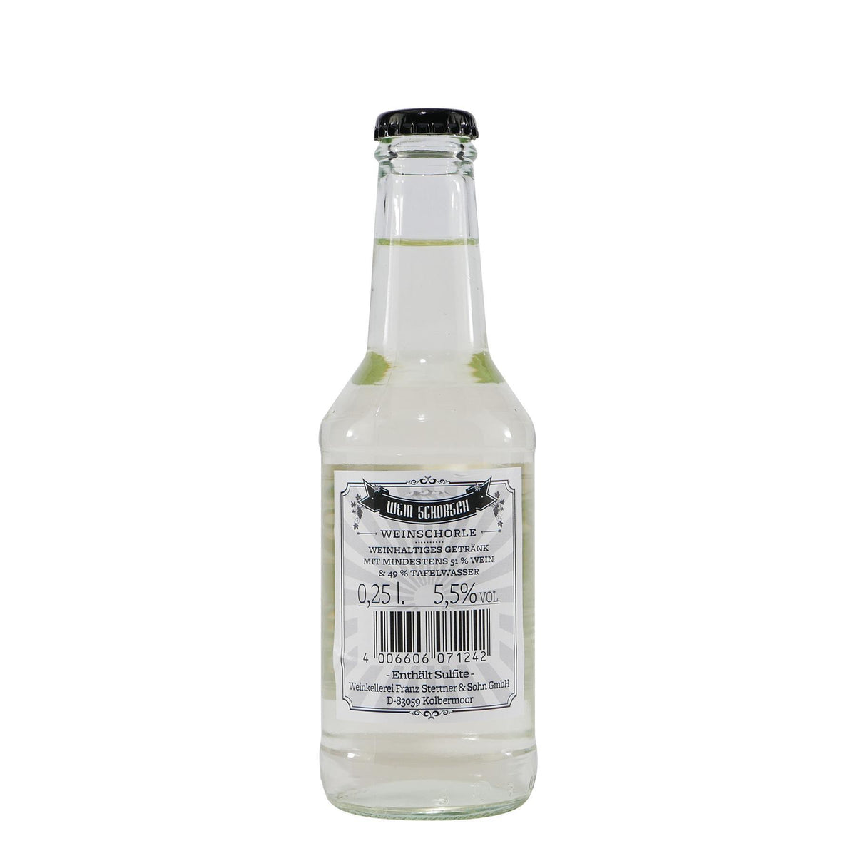 Stettner Wein-Schorsch Weinschorle Weiß (12 x 0,25L)
