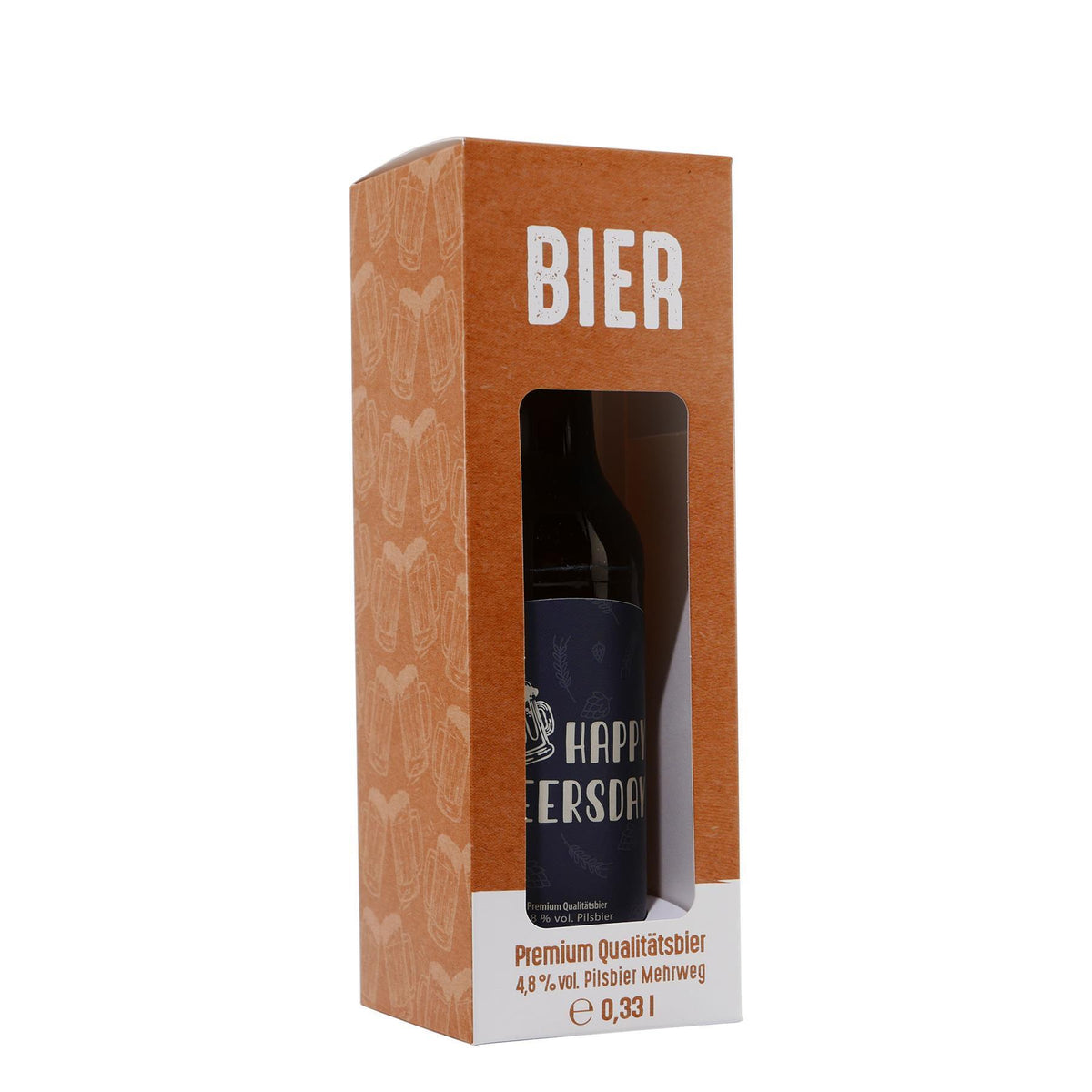 Geschenkverpackung "Happy Beersday" EINWEG
