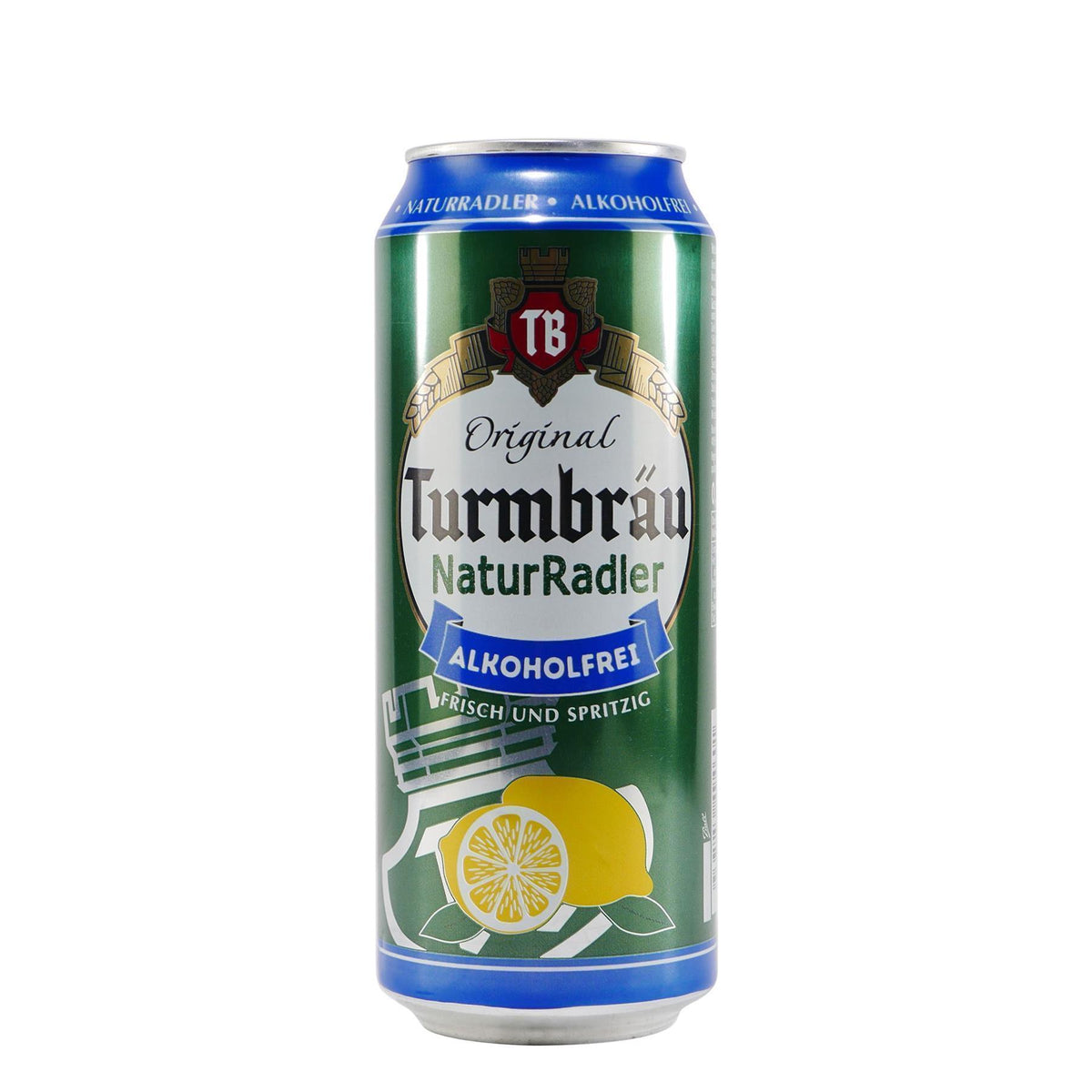 Turmbräu Natur Radler -alkoholfrei- (24 x 0,5L) EINWEG
