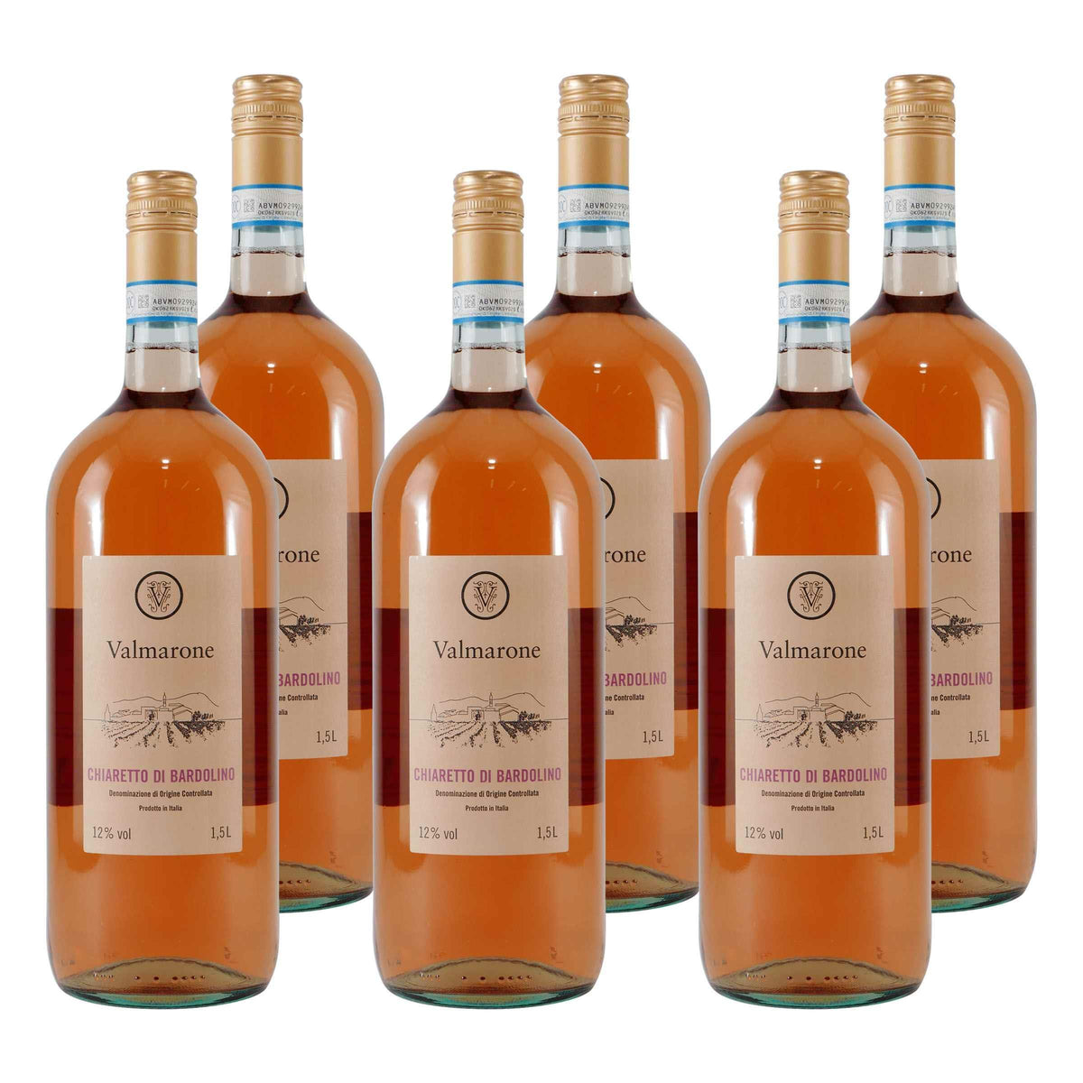 Valmarone Chiaretto di Bardolino DOC -trocken- (6 x 1,5L)