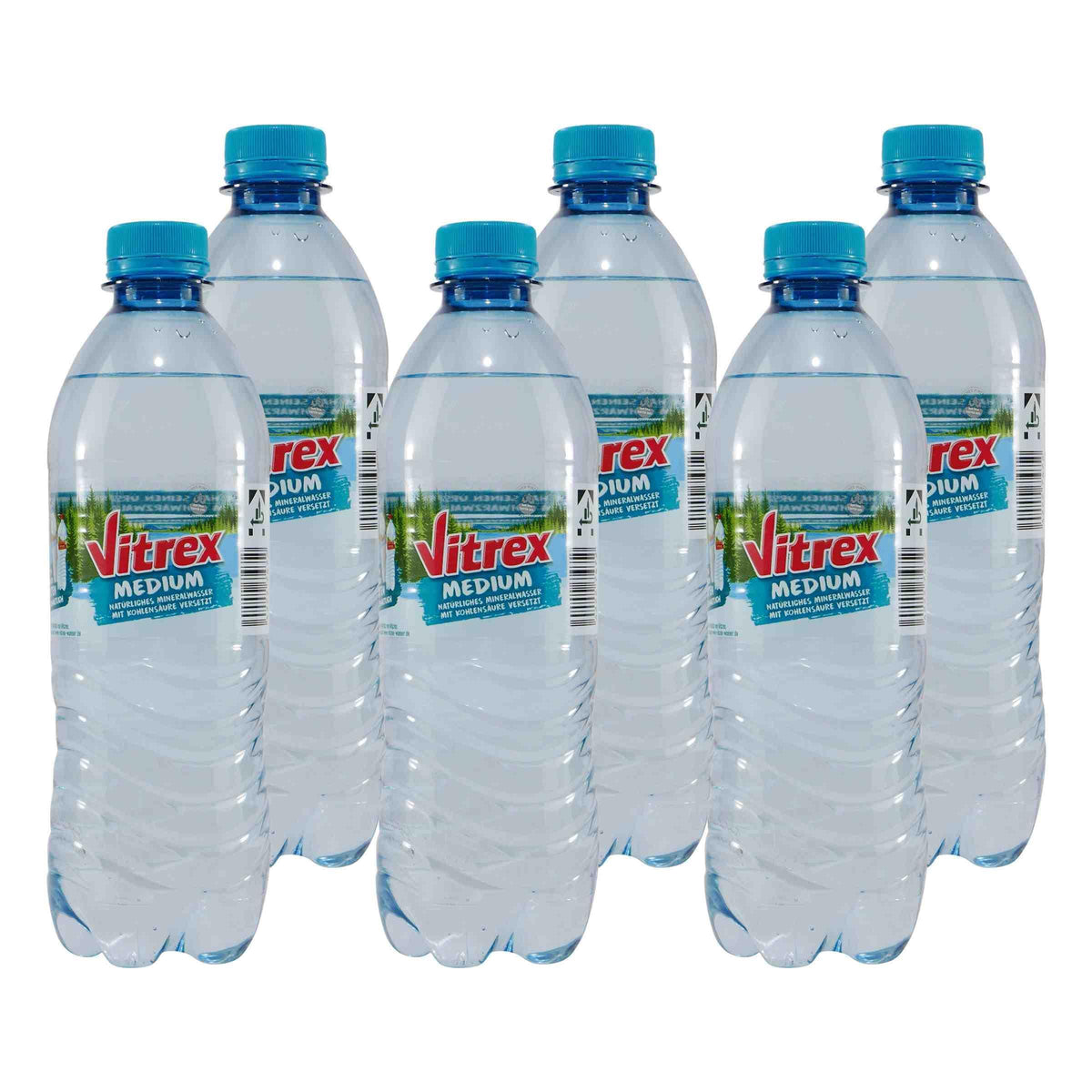 Vitrex Mineralwasser -Medium- (6 x 0,5L) EINWEG