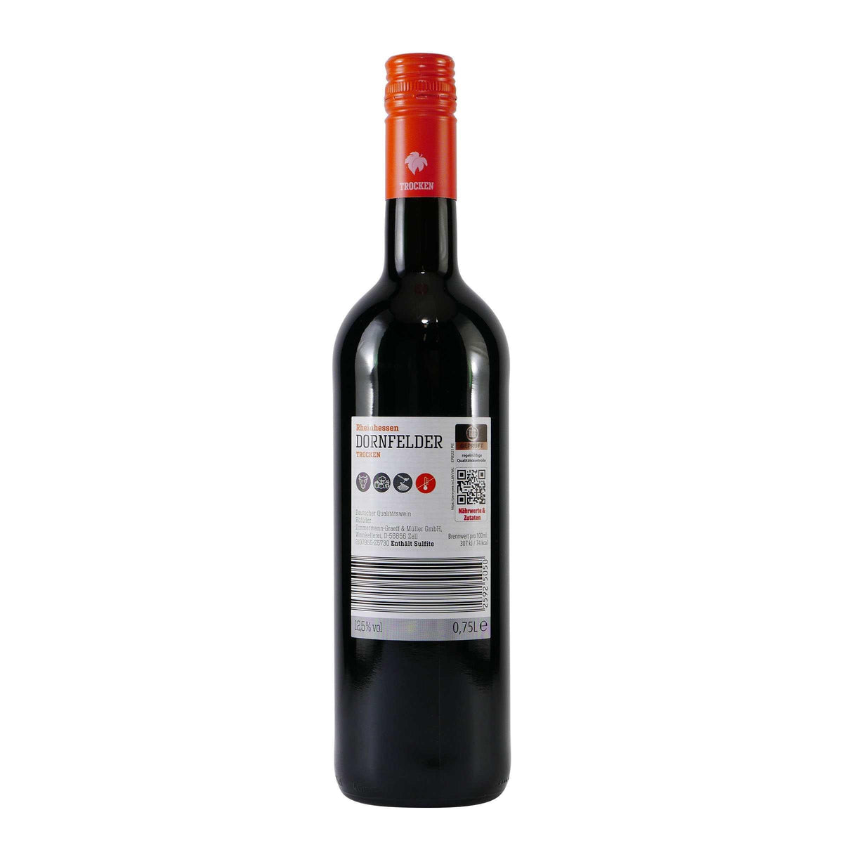 Zimmermann Dornfelder Rheinhessen -trocken- (6 x 0,75L)